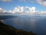 Vista stretto di Messina